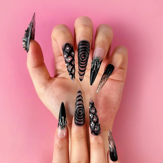 Q007-BLACK WITCH-STILETTO