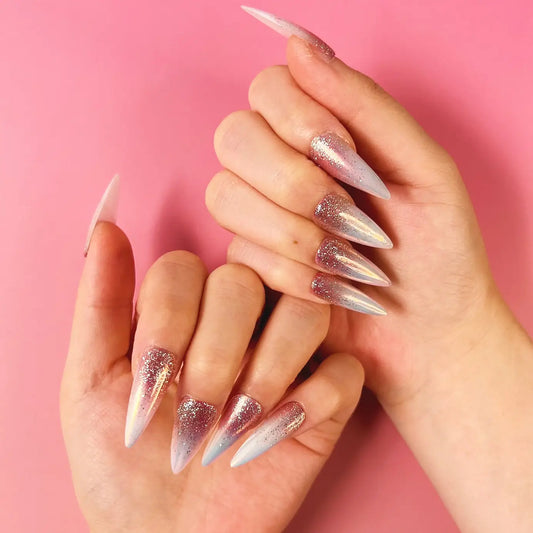 Q079-WHITE VALENTINE-STILETTO