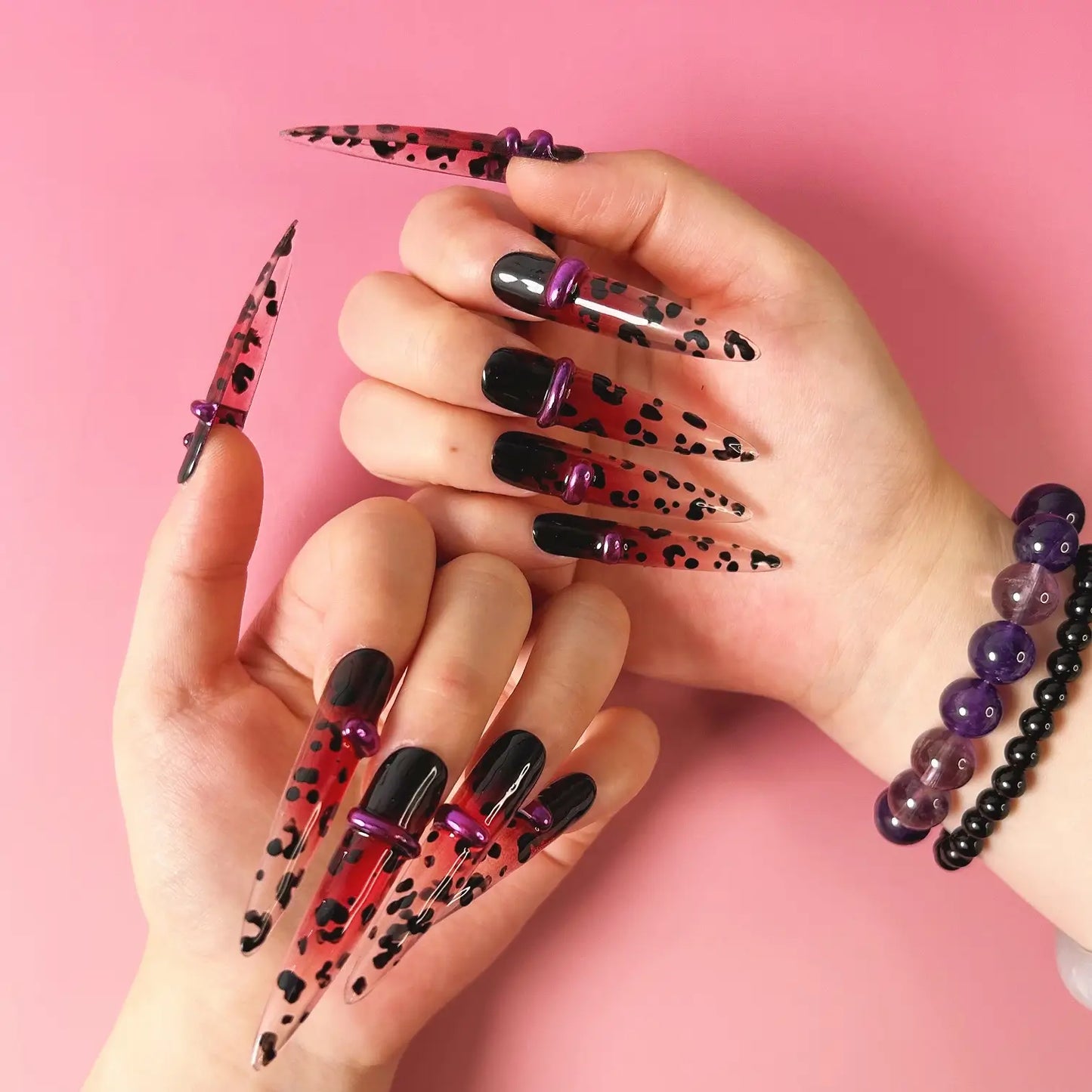 Q091-BURGUNDY BLAZE-STILETTO